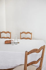 Immaculate Vegan - AmourLinen Linen tablecloth in White