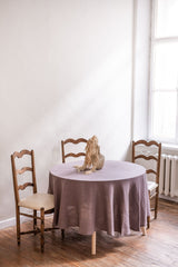 Immaculate Vegan - AmourLinen Round linen tablecloth