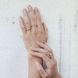 Immaculate Vegan - Ana Dyla Avantgarde gold ring 17