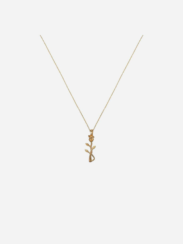 Ana Dyla Rose Recycled 925 Sterling Silver Pendant | Gold Vermeil