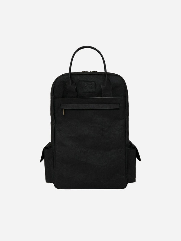 ARGOT Verlan Vegan Leather Wood Backpack | Black