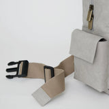 Immaculate Vegan - ARGOT Verlan Vegan Leather Wood Backpack | Silver