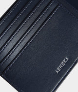 Immaculate Vegan - ASHOKA Paris Portefeuille homme Apple Skin Bleu marine