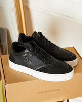 Immaculate Vegan - ASHOKA Paris Sneaker Matéo basse biosourcée & recyclée noire