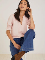Immaculate Vegan - Baukjen Noa Blouse with LENZING™ ECOVERO™ 6 (UK Size 6) / Powder Pink