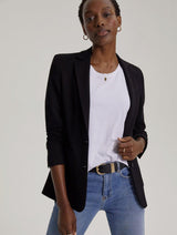 Immaculate Vegan - Baukjen Alanis LENZING™ ECOVERO™ Tailored Blazer | Caviar Black Caviar Black / UK8 / EU36 / US4