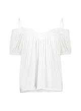 Immaculate Vegan - Baukjen Margaux LENZING™ ECOVERO™ Jersey Off-The-Shoulder Top | Pure White