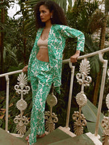 Immaculate Vegan - Baukjen Montserrat Organic Cotton Floral Kimono | Green Florence Print