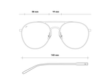 Immaculate Vegan - Bird Eyewear Apollo Repurposed Aluminium Large Aviator Sunglasses | Multiple Colours
