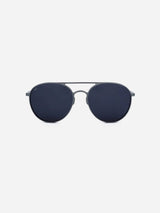 Immaculate Vegan - Bird Eyewear Apollo Repurposed Aluminium Large Aviator Sunglasses | Multiple Colours Graphite Grey