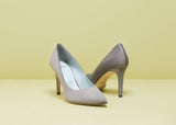 Immaculate Vegan - BLOOM MARA GRAY VELVET PUMPS