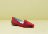 Immaculate Vegan - BLOOM TARA RED VELVET SLIPPERS
