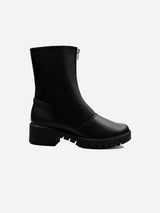 Immaculate Vegan - Bohema Cyber Desserto® Cactus Leather Vegan Ankle Boots | Black Black / UK7.5 / EU41 / US10