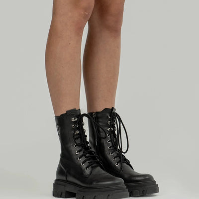 Bohema Combat Boots women's vegan worker boots