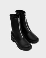 Immaculate Vegan - Bohema Cyber Boots Black cactus leather ankle boots