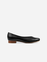 Immaculate Vegan - Bohema Desserto® Cactus Leather Vegan Ballerina Pumps | Black