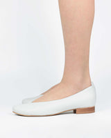 Immaculate Vegan - Bohema Desserto® Cactus Leather Vegan Ballerina Pumps | White