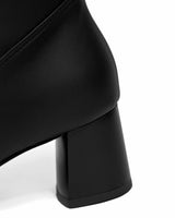 Immaculate Vegan - Bohema High Boots Black cactus leather boots