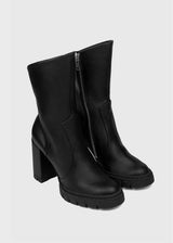 Immaculate Vegan - Bohema Ritual Boots Black Vegea leather ankle boots
