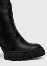 Immaculate Vegan - Bohema Ritual Boots Black Vegea leather ankle boots