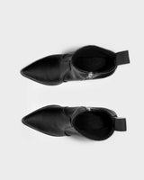 Immaculate Vegan - Bohema Swan No.1 Black Nopal cactus leather boots