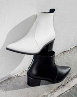 Immaculate Vegan - Bohema Swan No.1 White Nopal cactus leather boots
