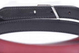 Immaculate Vegan - Canussa Adapt Reversible Vegan Leather Belt | Black & Red