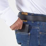 Immaculate Vegan - Canussa Slim Bifold Vegan Leather Wallet | Black & Red