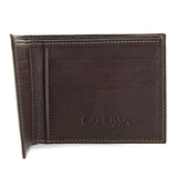 Immaculate Vegan - Canussa Slim Bifold Vegan Leather Wallet | Dark Brown