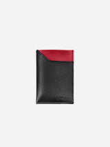 Immaculate Vegan - Canussa Slim Vegan Leather Wallet | Black & Red