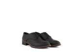 Immaculate Vegan - Carmona Collection Esther Vegan Cactus Leather Derby Shoe | Black