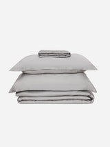 Immaculate Vegan - Ethical Bedding Bed Sheet Bundle (Organic Eucalyptus Silk) Single / Grey