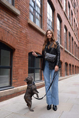 Immaculate Vegan - FRIDA ROME The WEEK/END Cactus Leather Vegan Studded Crossbody Bag | Black