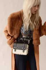 Immaculate Vegan - FRIDA ROME The WEEK/END Crossbody Add-On | Vegan Shearling Panel
