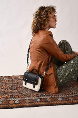 Immaculate Vegan - FRIDA ROME The WEEK/END Crossbody Add-On | Vegan Shearling Panel
