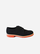Immaculate Vegan - Good Guys Don't Wear Leather Aponi 2.0 Vegan Suede Derby Shoe | Black
