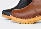 Immaculate Vegan - Good Guys Don't Wear Leather Rockwell vegan clog boots | Brown