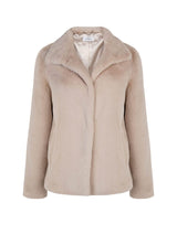 Immaculate Vegan - Issy London SIGNATURE Ava Recycled Faux Fur Jacket Pale Blush
