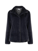 Immaculate Vegan - Issy London SIGNATURE Ava Recycled Faux Fur Jacket Slate Grey