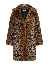 Immaculate Vegan - Issy London SIGNATURE Loretta Recycled Faux Fur Coat Leopard