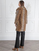 Immaculate Vegan - Issy London SIGNATURE Loretta Recycled Faux Fur Coat Leopard