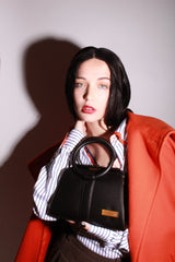 Immaculate Vegan - Kaila Katherine Bloomsbury Cactus Leather Vegan Bag | Black