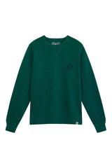 Immaculate Vegan - KOMODO ANTON Sweatshirt Mens - GOTS Organic Cotton Teal Green