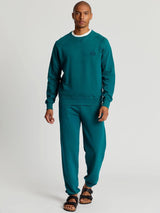 Immaculate Vegan - KOMODO ADAM Jogger Mens - GOTS Organic Cotton Teal Green Large