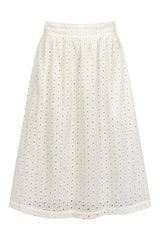 Immaculate Vegan - KOMODO NAMI Organic Cotton Midi Skirt - White