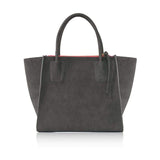 Immaculate Vegan - La Bante Demi Grey Vegan Winged Tote Bag