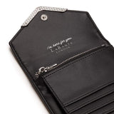 Immaculate Vegan - La Bante Diana Black Small Vegan Bifold Purse