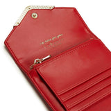 Immaculate Vegan - La Bante Diana Red Small Vegan Bifold Purse