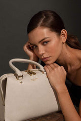 Immaculate Vegan - La Bante Magnolia Grey Vegan Small Bowling Bag