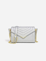 Immaculate Vegan - LaBante London Kensington Vegan Crossbody Bag | Silver